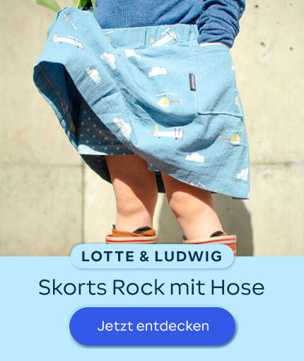 Skorts Rock mit Hose von Lotte & Ludwig 